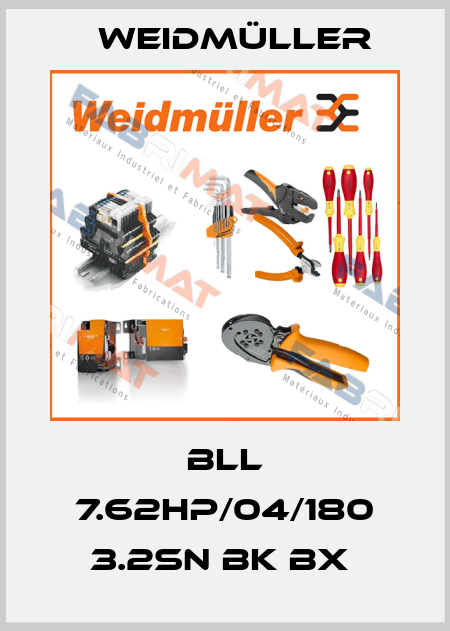 BLL 7.62HP/04/180 3.2SN BK BX  Weidmüller