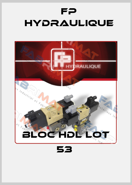 BLOC HDL LOT 53  Fp Hydraulique