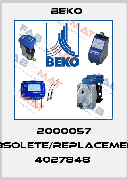 2000057 obsolete/replacement 4027848  Beko