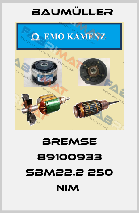 BREMSE 89100933 SBM22.2 250 NIM  Baumüller