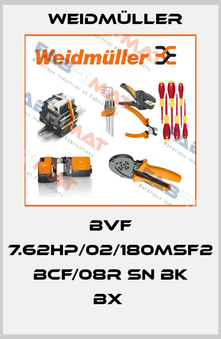 BVF 7.62HP/02/180MSF2 BCF/08R SN BK BX  Weidmüller
