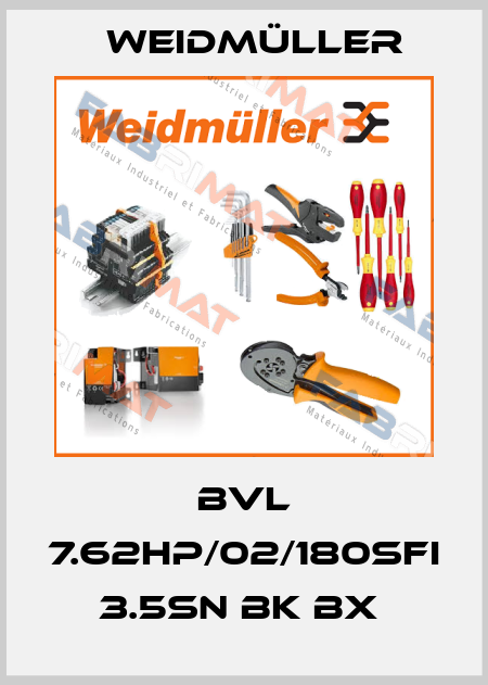 BVL 7.62HP/02/180SFI 3.5SN BK BX  Weidmüller