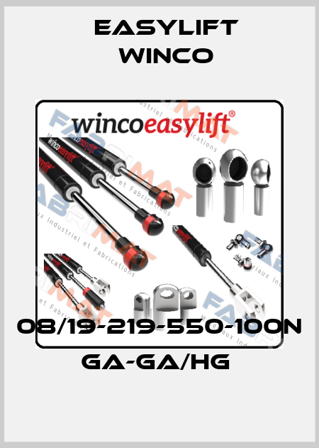 08/19-219-550-100N GA-GA/HG  Easylift wınco