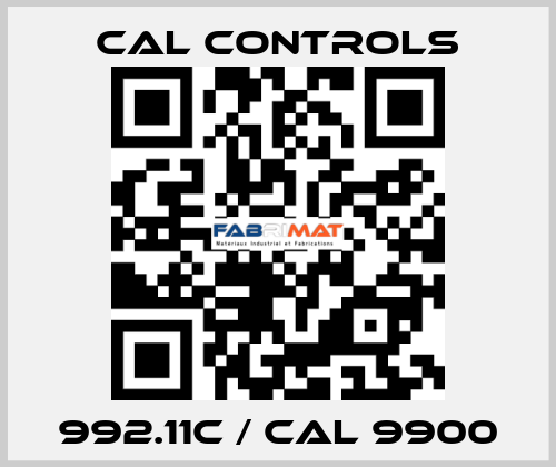 992.11C / CAL 9900 Cal Controls