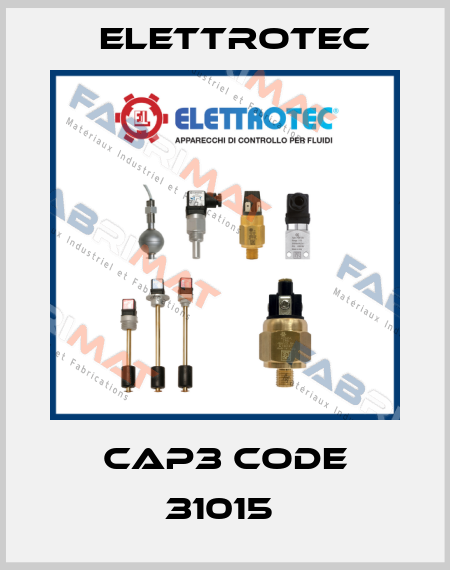 CAP3 CODE 31015  Elettrotec