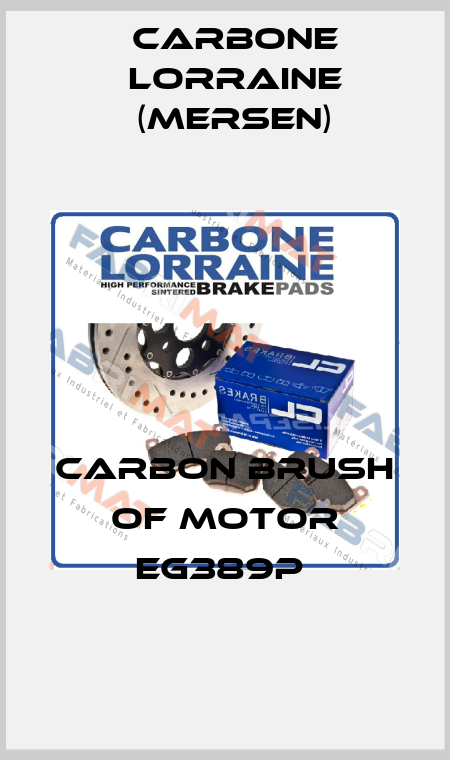 CARBON BRUSH OF MOTOR EG389P  Carbone Lorraine (Mersen)