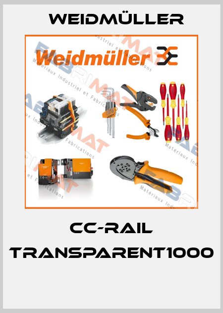 CC-RAIL TRANSPARENT1000  Weidmüller