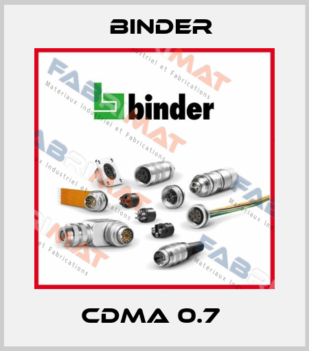 CDMA 0.7  Binder