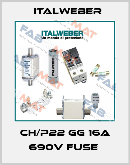 CH/P22 GG 16A 690V FUSE  Italweber