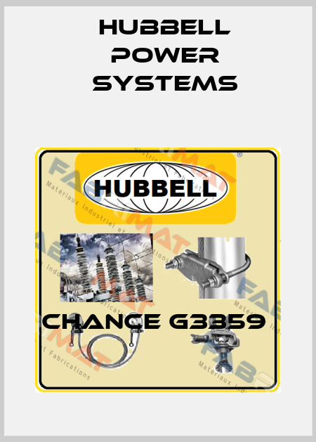 CHANCE G3359  Hubbell Power Systems