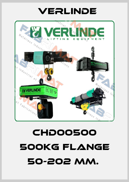 CHD00500 500KG FLANGE 50-202 MM.  Verlinde