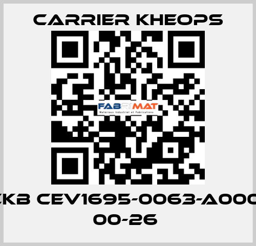 CKB CEV1695-0063-A0001 00-26  Carrier Kheops