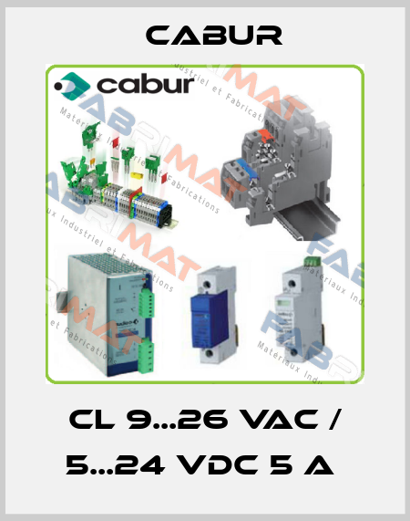 CL 9...26 VAC / 5...24 VDC 5 A  Cabur