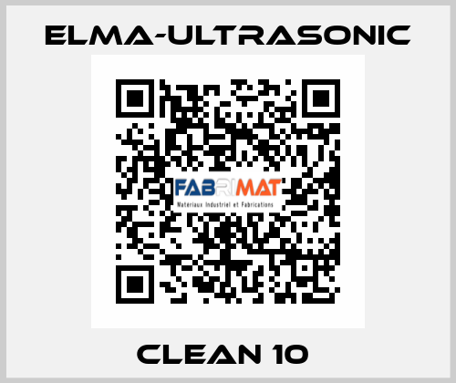 CLEAN 10  elma-ultrasonic