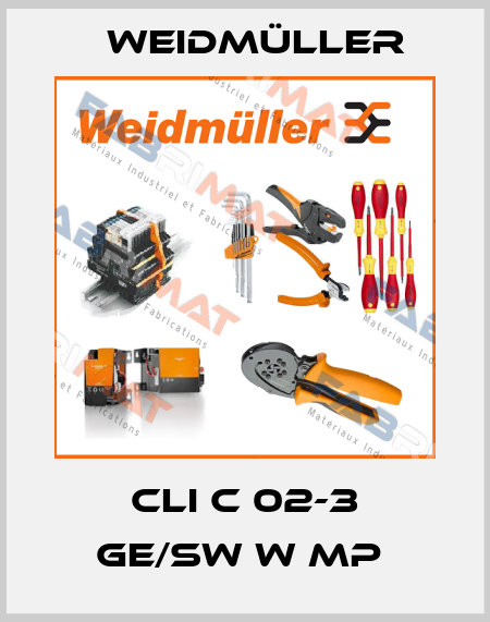 CLI C 02-3 GE/SW W MP  Weidmüller