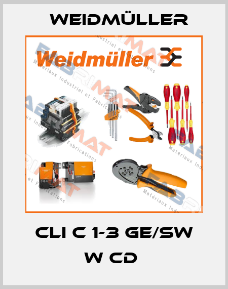 CLI C 1-3 GE/SW W CD  Weidmüller