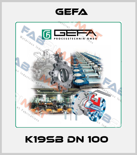 K19SB DN 100  Gefa