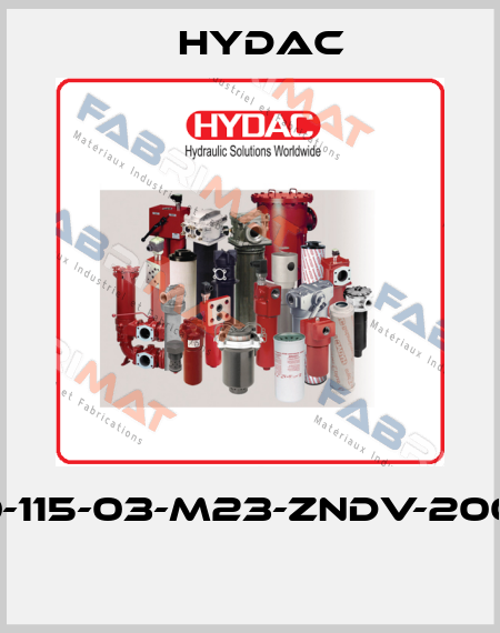 CO1B08T-5,0-115-03-M23-ZNDV-200V+24DG-Z4  Hydac