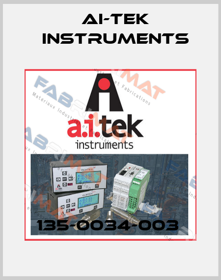 135-0034-003  AI-Tek Instruments