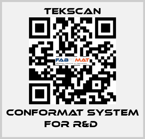 CONFORMAT SYSTEM FOR R&D  Tekscan