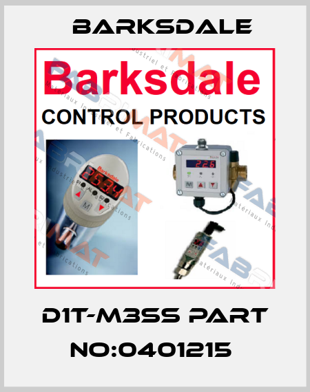 D1T-M3SS PART NO:0401215  Barksdale