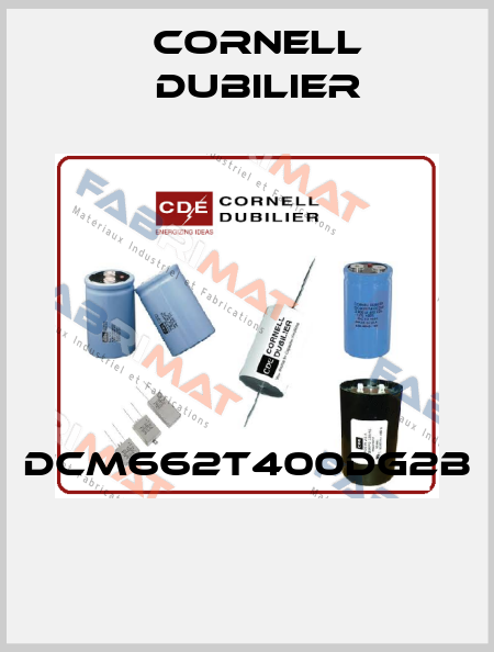 DCM662T400DG2B  Cornell Dubilier
