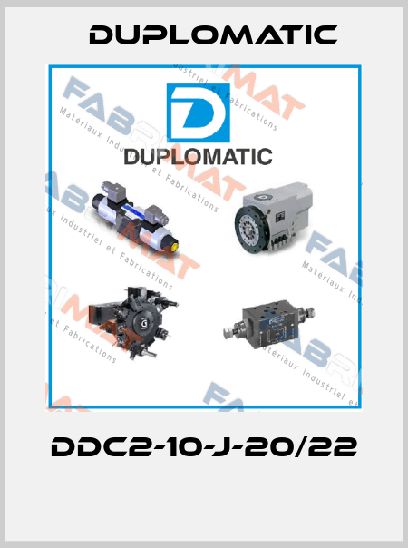 DDC2-10-J-20/22  Duplomatic
