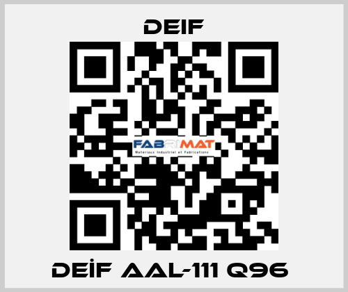 DEİF AAL-111 Q96  Deif