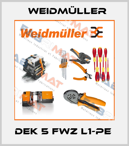DEK 5 FWZ L1-PE  Weidmüller