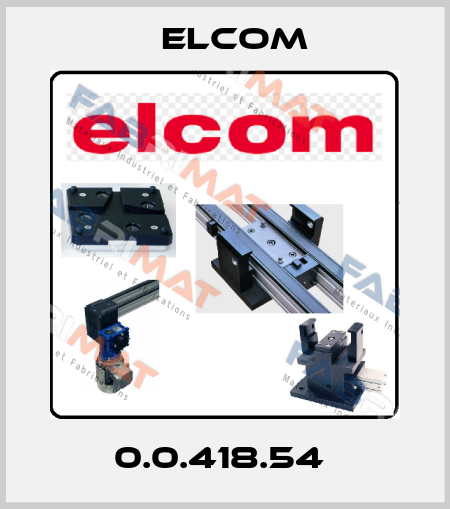 0.0.418.54  Elcom
