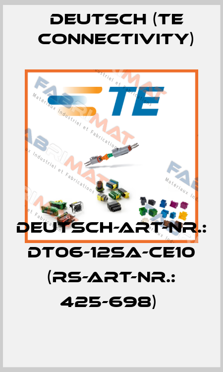 Deutsch-Art-Nr.: DT06-12SA-CE10 (RS-Art-Nr.: 425-698)  Deutsch (TE Connectivity)