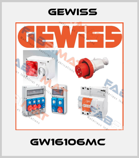 GW16106MC  Gewiss