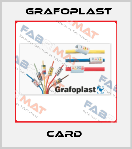 CARD  GRAFOPLAST