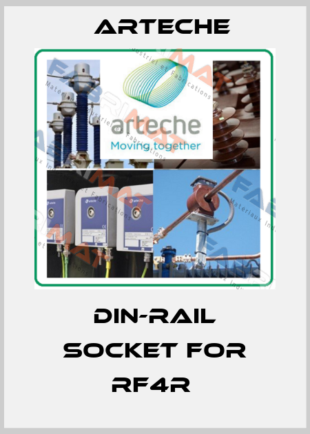 DIN-RAIL SOCKET FOR RF4R  Arteche