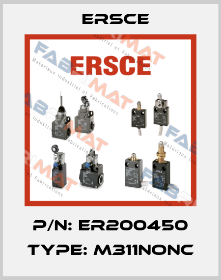 P/N: ER200450 Type: M311NONC  Ersce