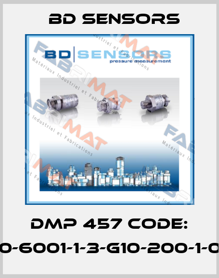 DMP 457 CODE: 600-6001-1-3-G10-200-1-000 Bd Sensors