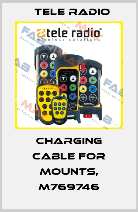 Charging cable for mounts, M769746 Tele Radio