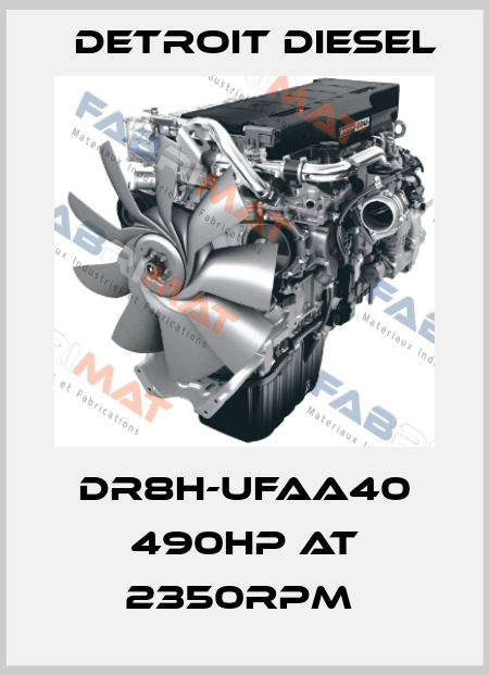 DR8H-UFAA40 490HP AT 2350RPM  Detroit Diesel
