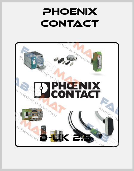 D-UK 2.5  Phoenix Contact