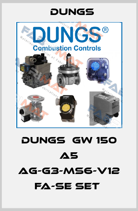 DUNGS  GW 150 A5 AG-G3-MS6-V12 FA-SE SET  Dungs