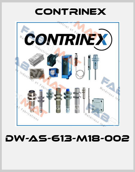 DW-AS-613-M18-002  Contrinex
