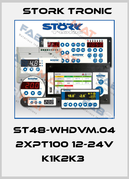 ST48-WHDVM.04 2xPT100 12-24V K1K2K3  Stork tronic