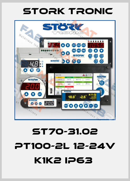 ST70-31.02 PT100-2L 12-24V K1K2 IP63  Stork tronic