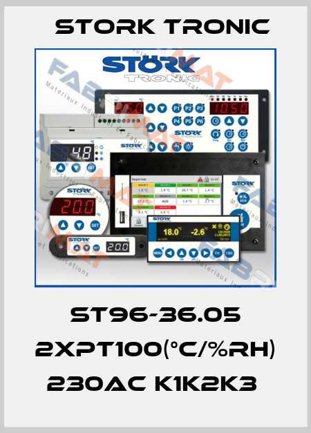 ST96-36.05 2xPT100(°C/%rH) 230AC K1K2K3  Stork tronic