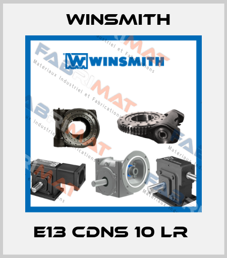E13 CDNS 10 LR  Winsmith