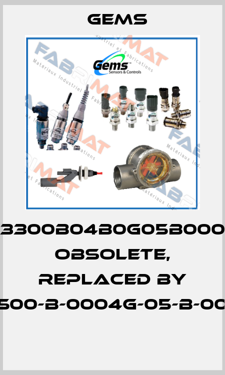 3300B04B0G05B000 obsolete, replaced by 3500-B-0004G-05-B-000  Gems