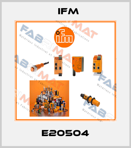 E20504 Ifm