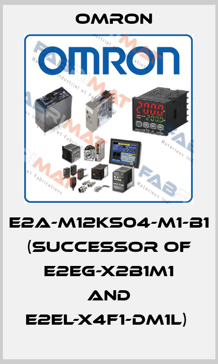 E2A-M12KS04-M1-B1 (SUCCESSOR OF E2EG-X2B1M1 AND E2EL-X4F1-DM1L)  Omron