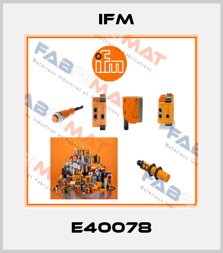 E40078 Ifm