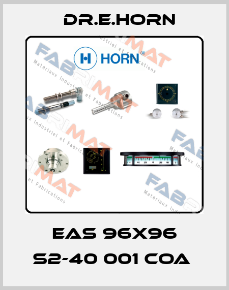 EAS 96X96 S2-40 001 COA  Dr.E.Horn